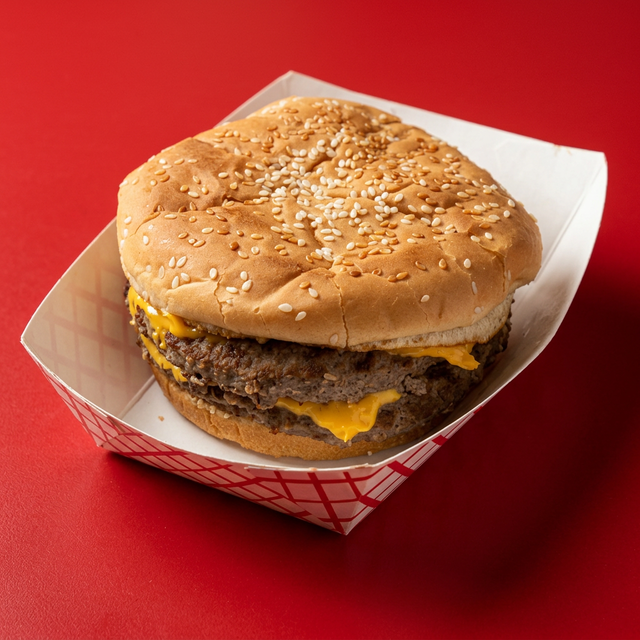 Double Cheese Burger.