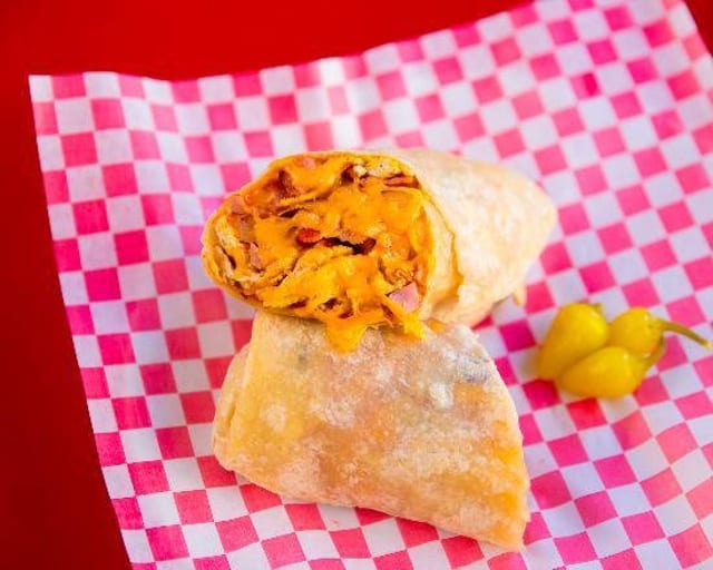 Chorizo Breakfast Burrito.